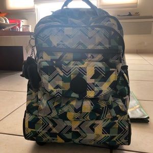 Kipling Sanaa Large Rolling Backpack 🎒 🦍